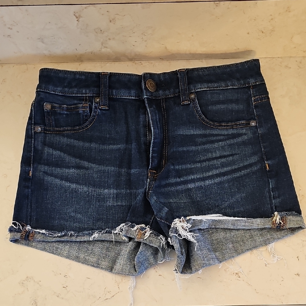 American Eagle Outfitters Dark Blue Jean Shorts